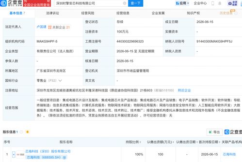 芯?？萍汲闪⑿鹿?，布局人工智能與集成電路芯片業(yè)務(wù)
