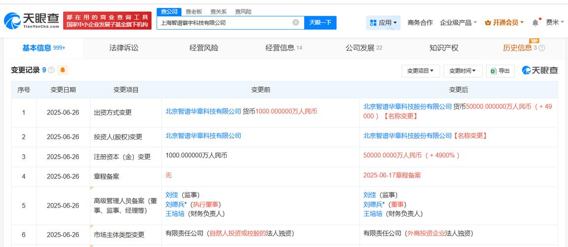 該公司成立于2024年5月,為劉德兵,經(jīng)營范圍包括人工智